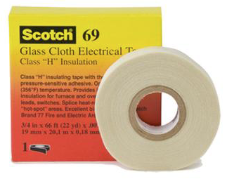 3M T6950 - Scotch 69 Glass Cloth Printable Film Tape