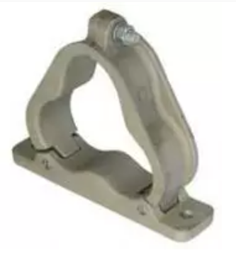 Cast Aluminium Two Bolt Trefoil Cable Cleats