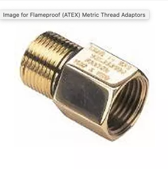 Flameproof (ATEX) Metric Thread Adaptors