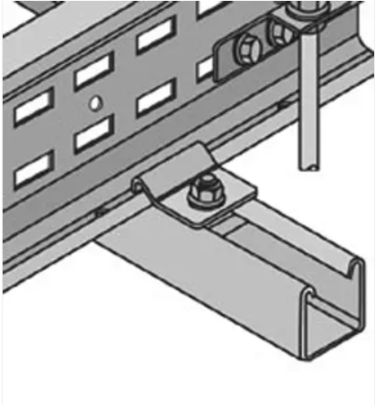 LR:EFC:G Cable Ladder External Flange Clamp