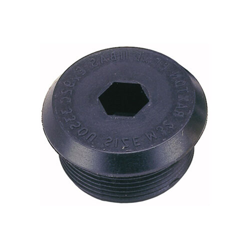 Image for Flameproof (ATEX) Black Nylon Mushroom Head Plugs