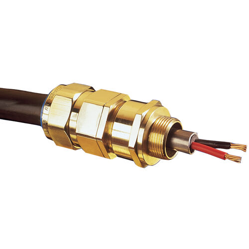Image for E2WF Brass Flameproof (ATEX) Cable Glands