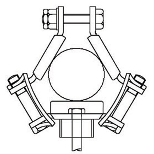 Image for Atlas Single-Way Cable Cleats - Single Bolt